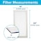 3M Filtrete 14 in. W X 20 in. H X 1 in. D Polypropylene 13 MERV Pleated Allergen Air Filter 1 pk EA05DC-6 - alternate 3